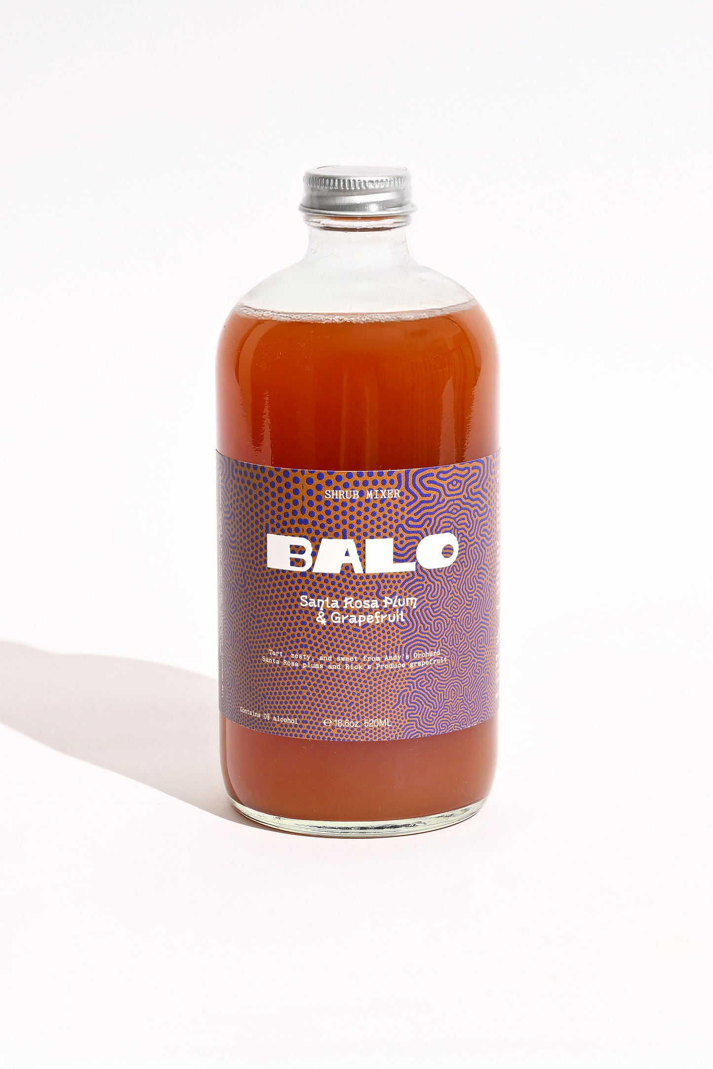 Santa Rosa Plum Grapefruit Shrub Mixer