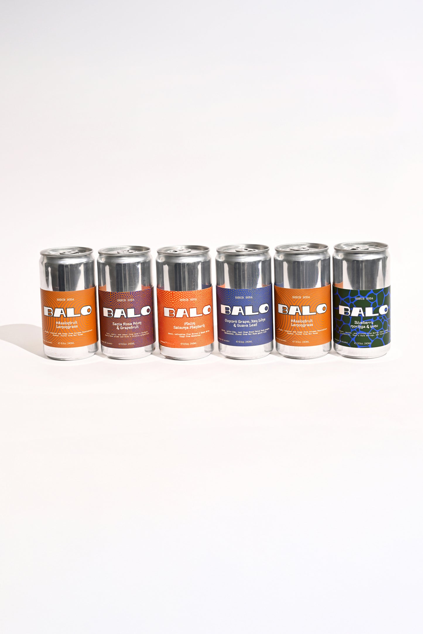 6 Pack Shrub Soda